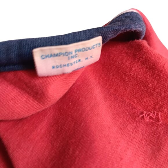 Single Stitch Vintage T-shirt Large 70s Chadron State Sleeveless Tank Champion - Picture 9 of 9